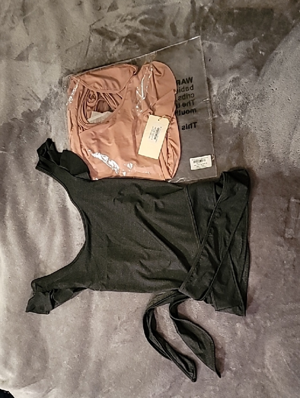 2 Joyfolie Jalyn Wrap Tops
